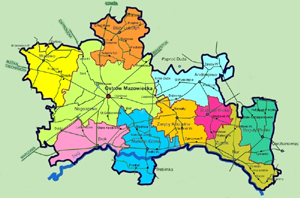 mapa powiatu